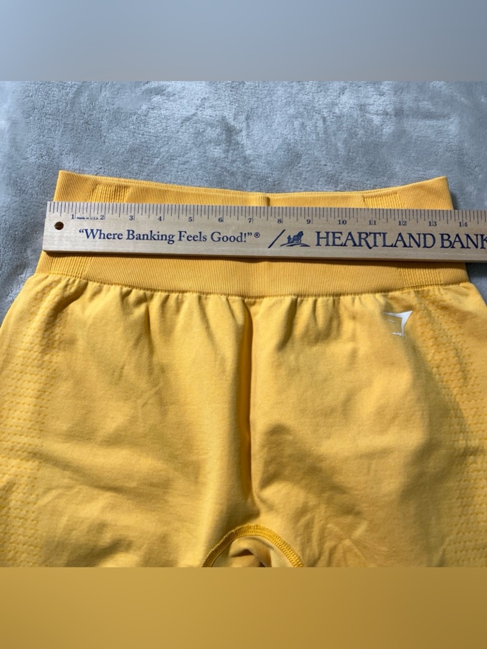 Gymshark Women’s Vital Seamless 2.0 Shorts - Yellow - Size XL Workout Gym - Picture 4 of 9